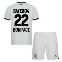 Bayer Leverkusen Victor Boniface #22 Bortatröja Barn 2023-24 Kortärmad (+ Korta byxor)